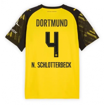 Billige Fotballdrakt Borussia Dortmund Nico Schlotterbeck #4 Replika Hjemmedrakt 2025-26 Kortermet